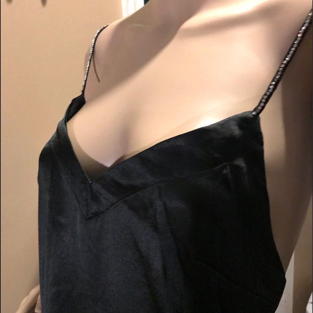 NWT $60 free people Intimately Anthracite Chemise/Mini - Picture 6 of 16